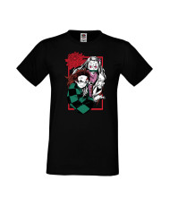 Мъжка Тениска Japan Manga Animation Comics Japan Manga, Japan Anime, Demon Slayer, Kimetsu No Yaiba, Akaza, Inosuke, Sabito, Tan
