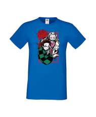Мъжка Тениска Japan Manga Animation Comics Japan Manga, Japan Anime, Demon Slayer, Kimetsu No Yaiba, Akaza, Inosuke, Sabito, Tan