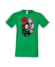 Мъжка Тениска Japan Manga Animation Comics Japan Manga, Japan Anime, Demon Slayer, Kimetsu No Yaiba, Akaza, Inosuke, Sabito, Tan