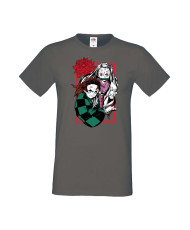 Мъжка Тениска Japan Manga Animation Comics Japan Manga, Japan Anime, Demon Slayer, Kimetsu No Yaiba, Akaza, Inosuke, Sabito, Tan