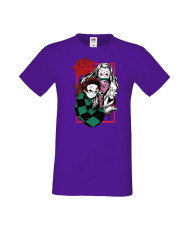 Мъжка Тениска Japan Manga Animation Comics Japan Manga, Japan Anime, Demon Slayer, Kimetsu No Yaiba, Akaza, Inosuke, Sabito, Tan