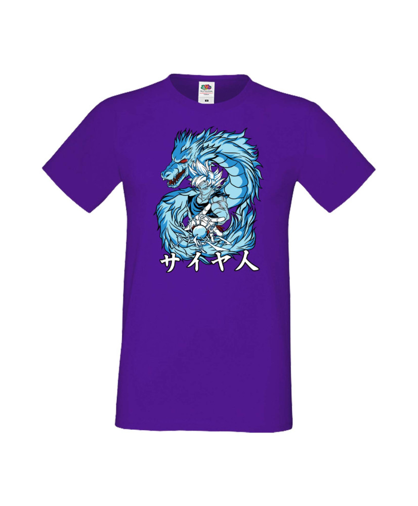 Мъжка Тениска Japan Manga Animation Comics Dragon Ball Z, Dbz, Goku, Vegeta, Super Saiyan, Dragon, Gogeta, Master Roshi, Kameham