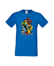 Мъжка Тениска Japan Manga Animation Comics Mortal Kombat Sub-Zero Reptile Scorpion Mk Liu Kang Johnny Cage  Mortal Kombat Sub-Ze