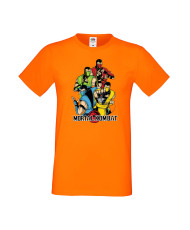 Мъжка Тениска Japan Manga Animation Comics Mortal Kombat Sub-Zero Reptile Scorpion Mk Liu Kang Johnny Cage  Mortal Kombat Sub-Ze