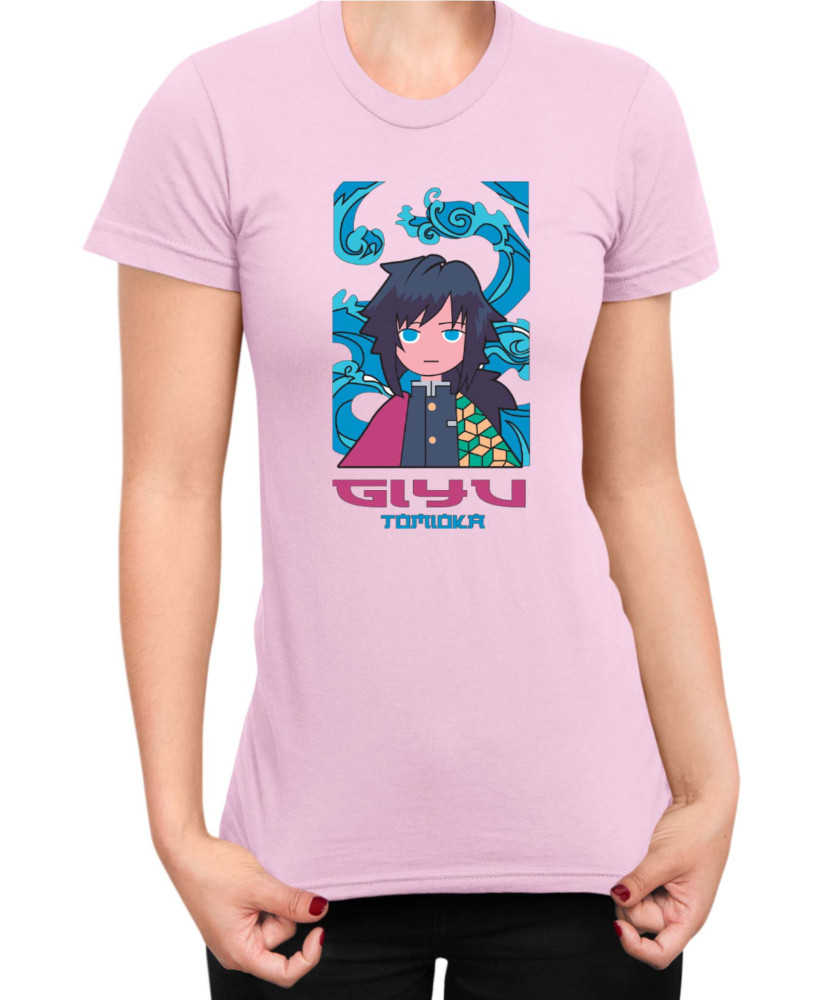 Дамска Тениска Japan Anime Manga Tomioka Hashira Дамска Тениска Japan Anime Manga Tomioka Hashira