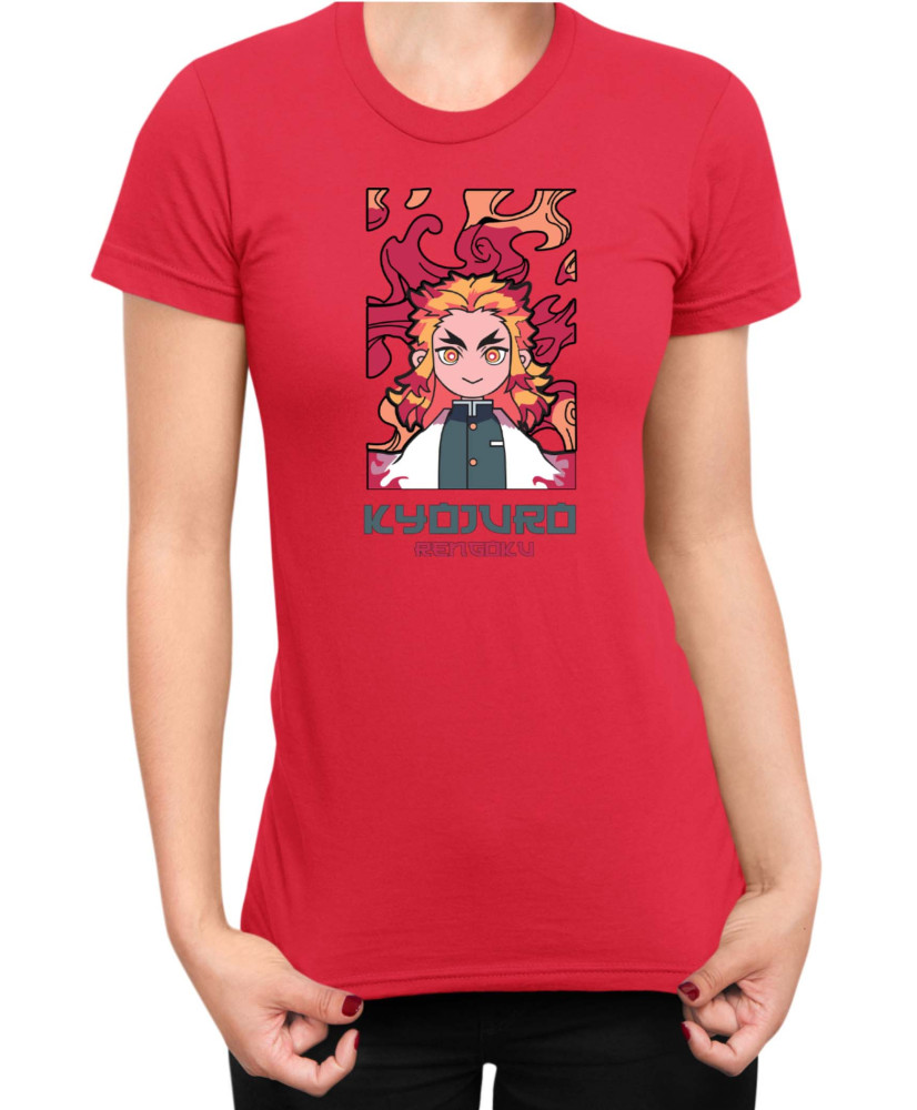 Дамска Тениска Japan Anime Manga Rengoku Дамска Тениска Japan Anime Manga Rengoku