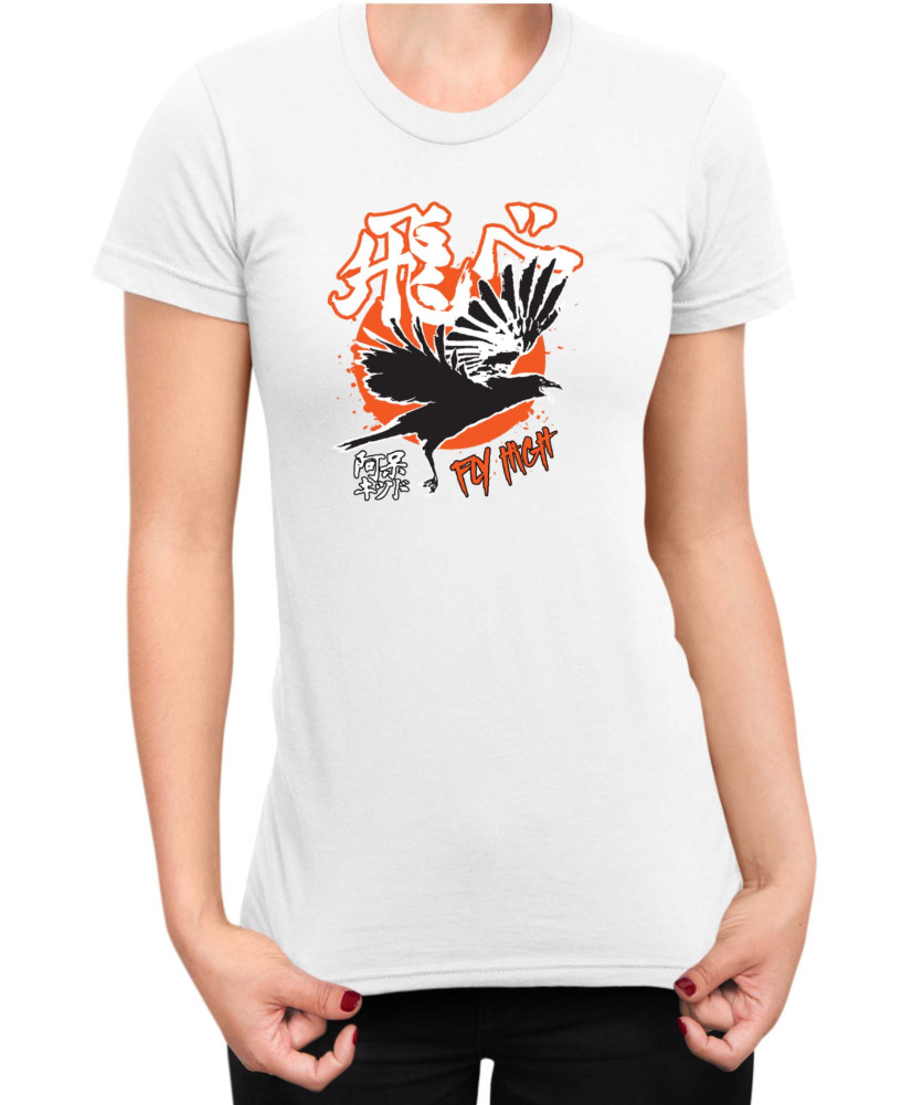 Дамска Тениска Japan Anime Manga Haikyu Karasuno High