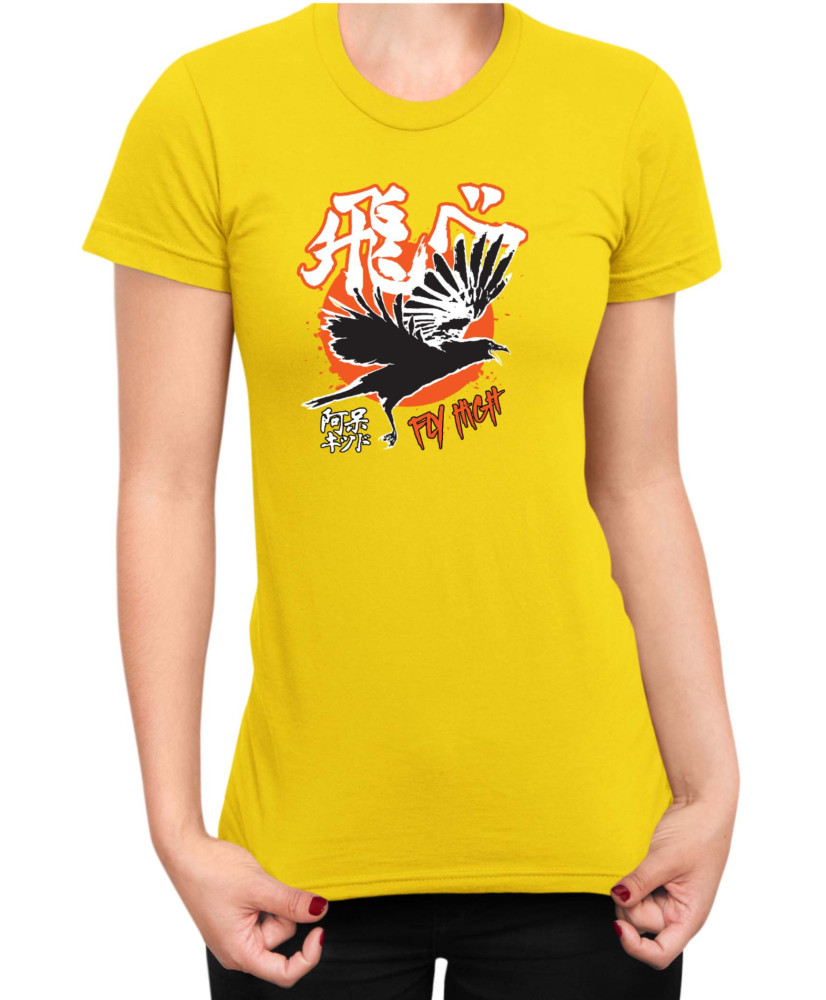 Дамска Тениска Japan Anime Manga Haikyu Karasuno High