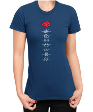 Дамска Тениска Japan Anime Manga Akatsuki Members Village Symbols