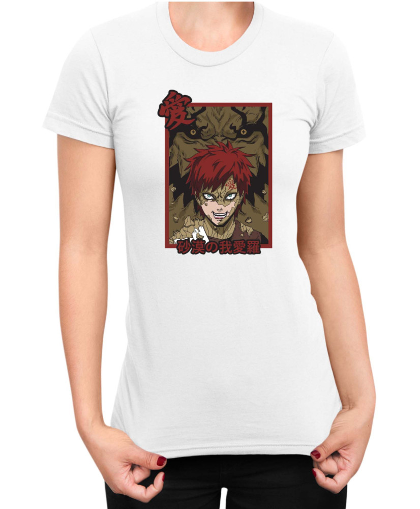 Дамска Тениска Japan Anime Manga Gaara Shukaku