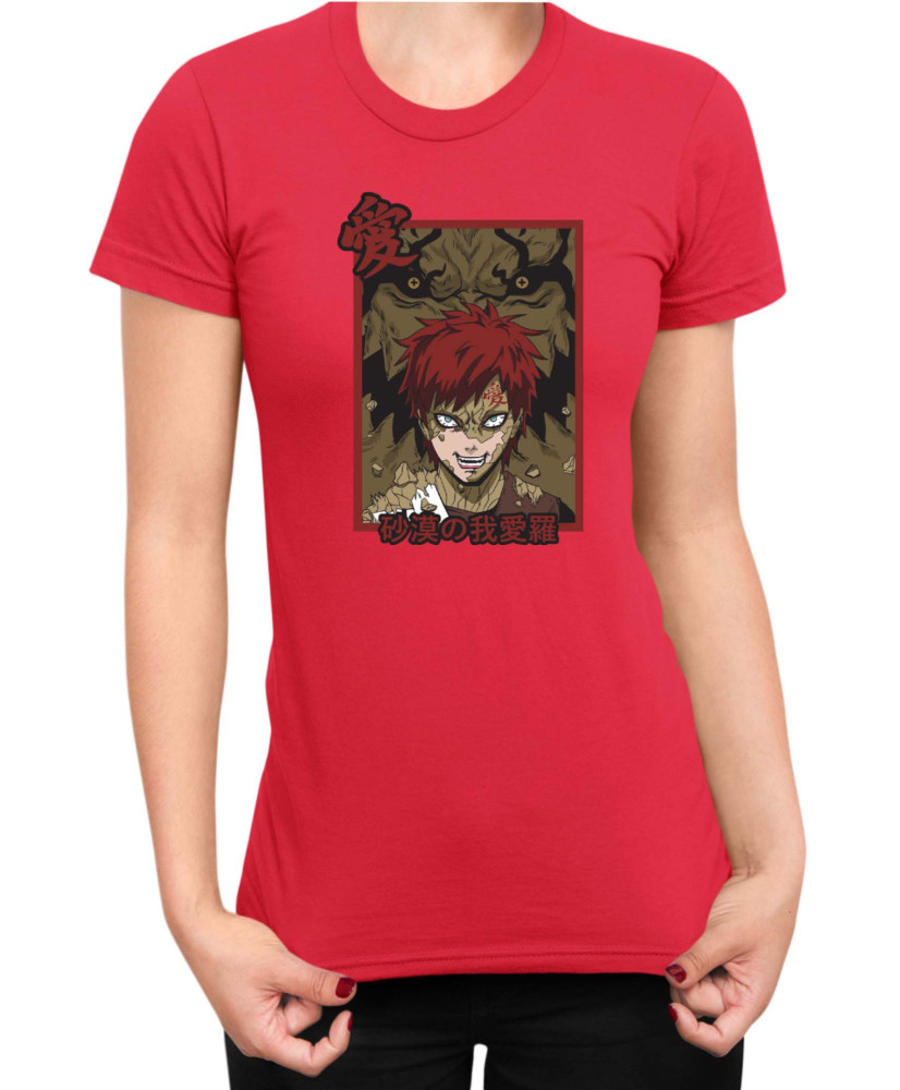 Дамска Тениска Japan Anime Manga Gaara Shukaku