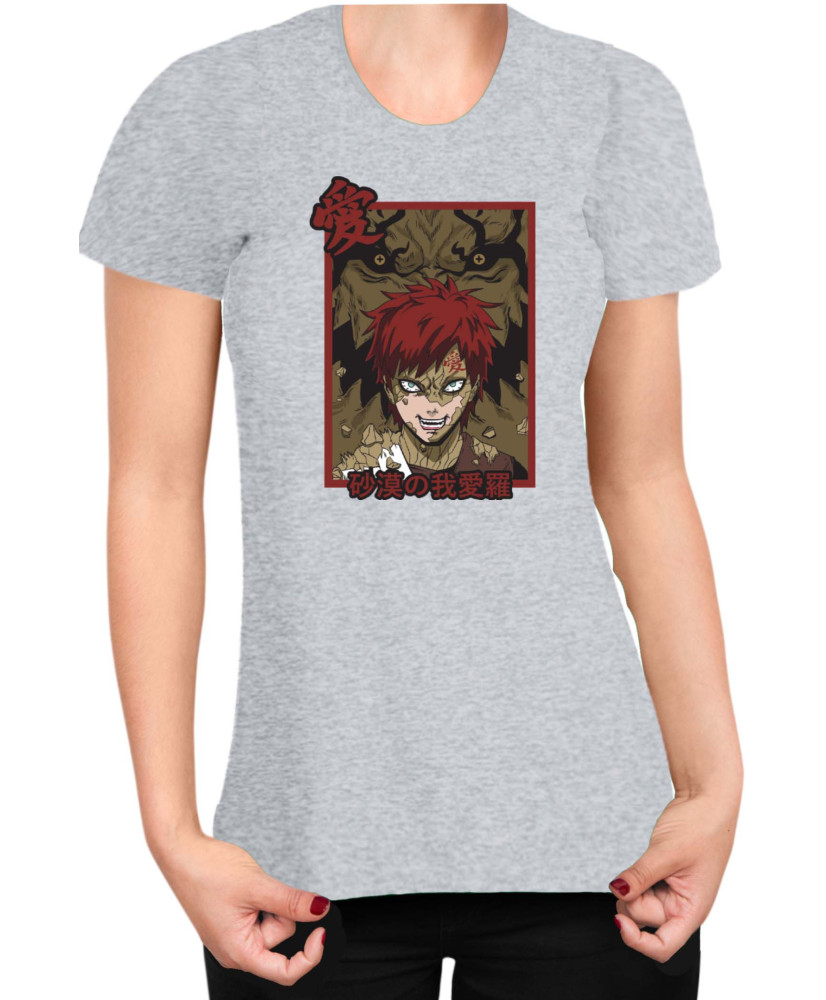Дамска Тениска Japan Anime Manga Gaara Shukaku