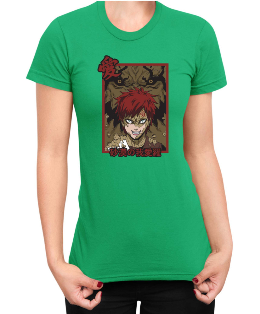 Дамска Тениска Japan Anime Manga Gaara Shukaku