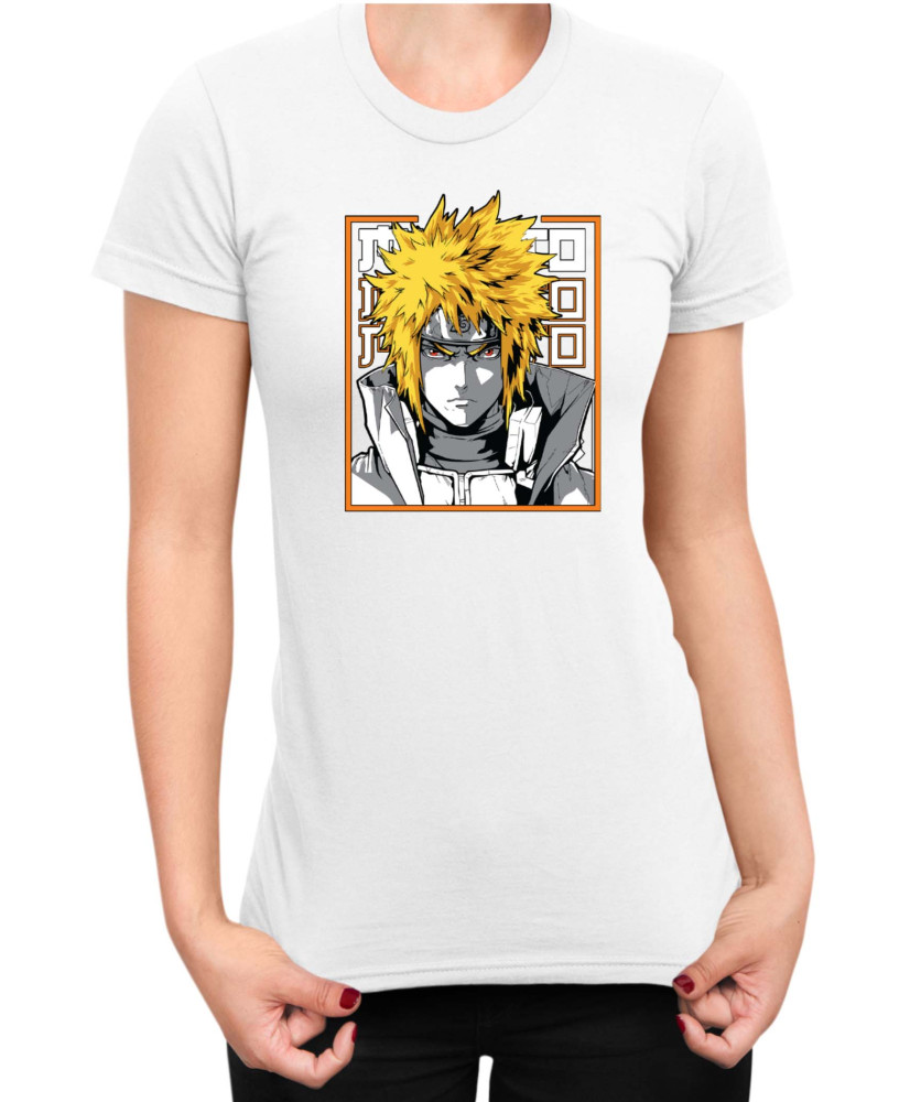 Дамска Тениска Japan Anime Manga Hokage Minato Дамска Тениска Japan Anime Manga Hokage Minato