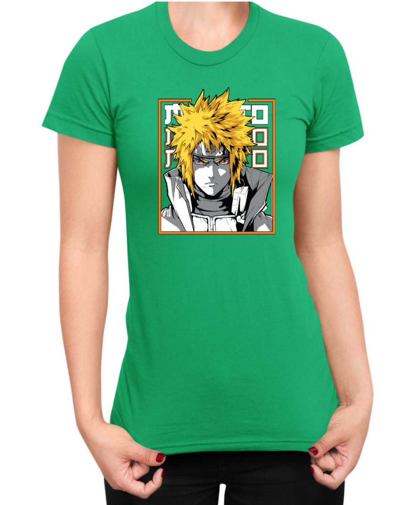 Дамска Тениска Japan Anime Manga Hokage Minato Дамска Тениска Japan Anime Manga Hokage Minato