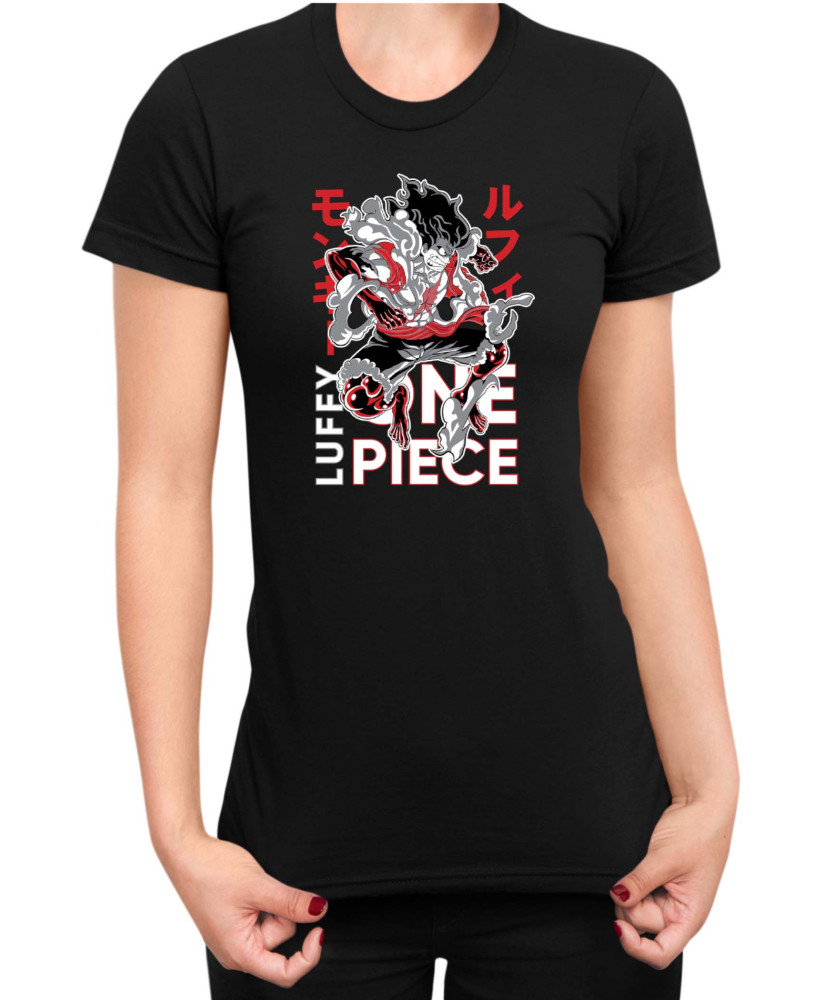 Дамска Тениска Japan Anime Manga Luffy Dance