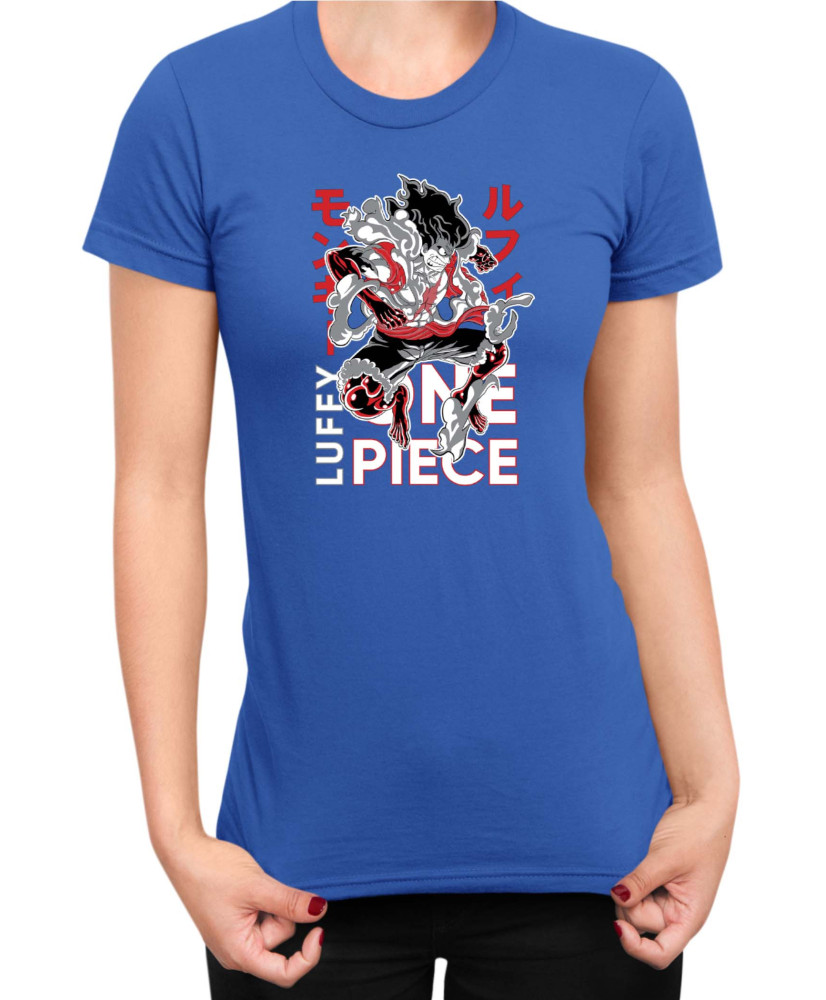 Дамска Тениска Japan Anime Manga Luffy Dance