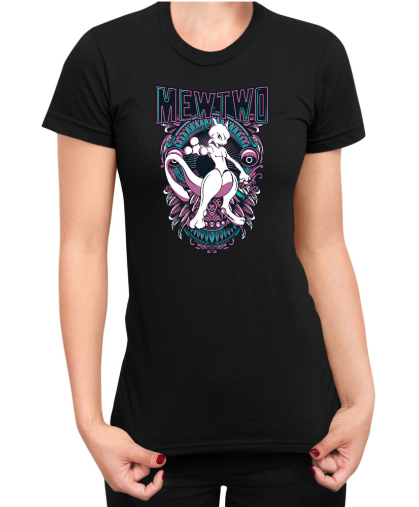 Дамска Тениска Japan Anime Manga Mewtwo Дамска Тениска Japan Anime Manga Mewtwo