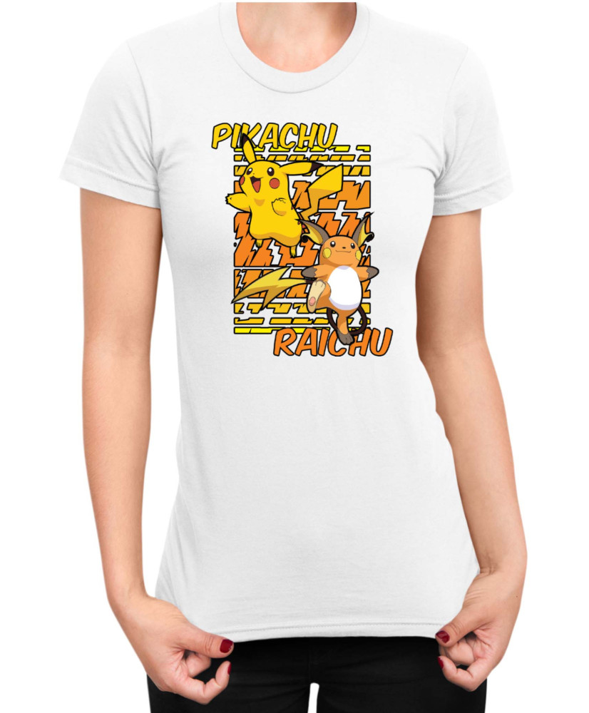 Дамска Тениска Japan Anime Manga Pikachu Light