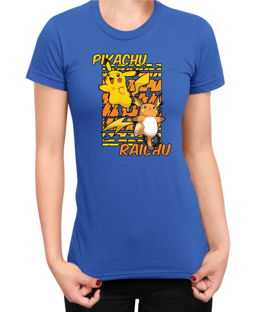 Дамска Тениска Japan Anime Manga Pikachu Light Дамска Тениска Japan Anime Manga Pikachu Light