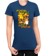Дамска Тениска Japan Anime Manga Pikachu Light