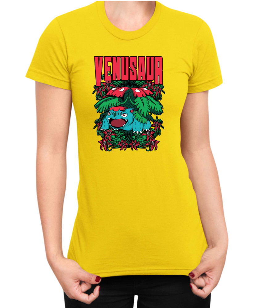 Дамска Тениска Japan Anime Manga Venusaur Дамска Тениска Japan Anime Manga Venusaur