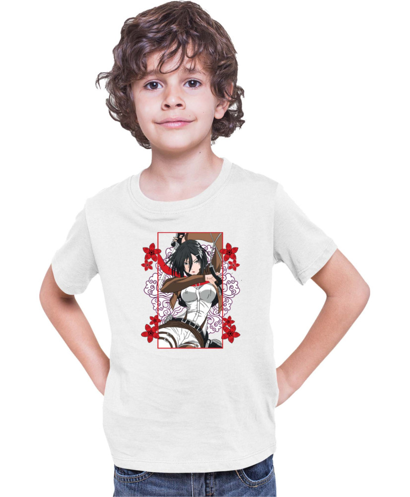 Детска Тениска Japan Anime Manga Mikasa Strike