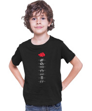 Детска Тениска Japan Anime Manga Akatsuki Members Village Symbols