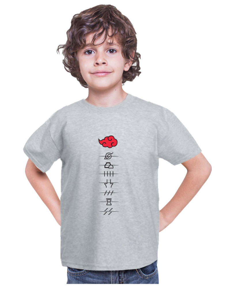 Детска Тениска Japan Anime Manga Akatsuki Members Village Symbols Детска Тениска Japan Anime Manga Akatsuki Members Village Symbols