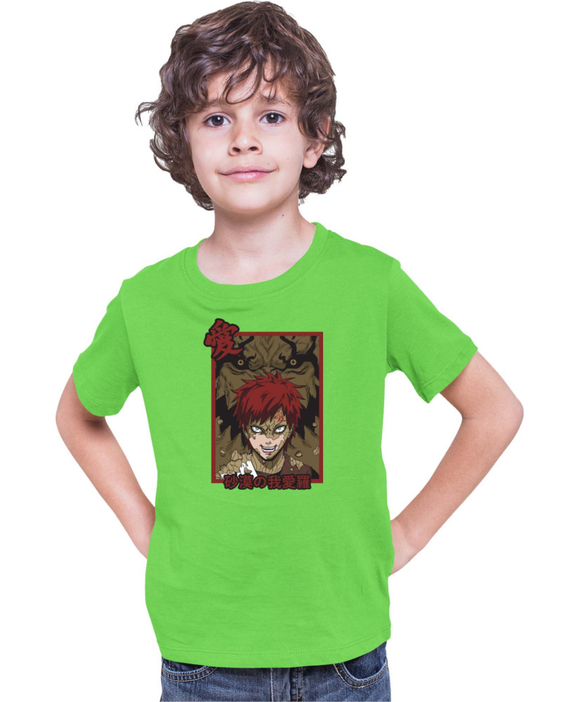 Детска Тениска Japan Anime Manga Gaara Shukaku Детска Тениска Japan Anime Manga Gaara Shukaku