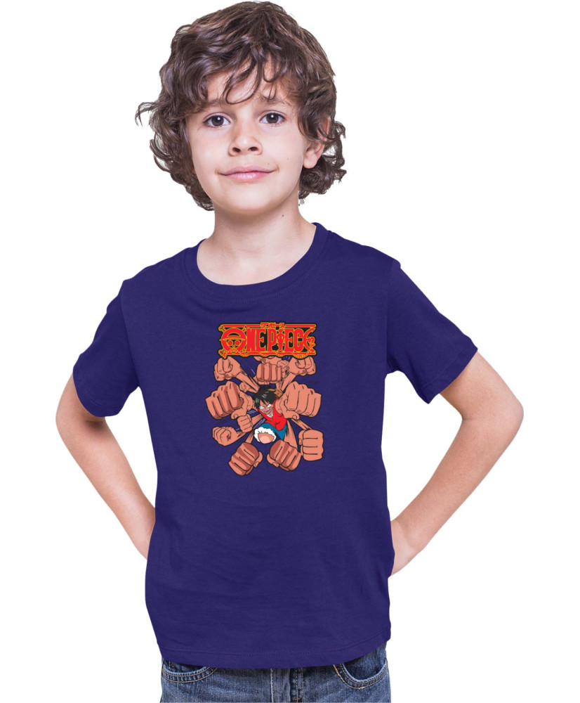 Детска Тениска Japan Anime Manga One Piece Punch Детска Тениска Japan Anime Manga One Piece Punch