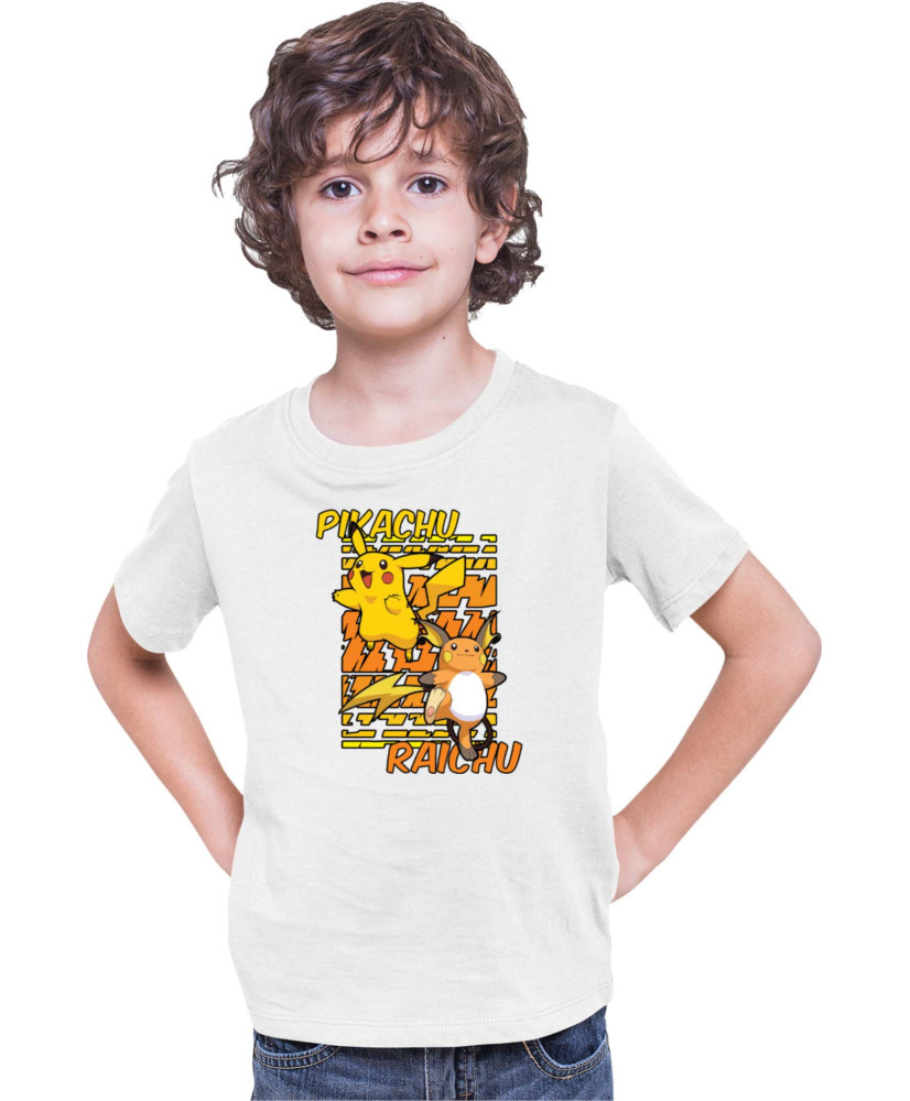 Детска Тениска Japan Anime Manga Pikachu Light