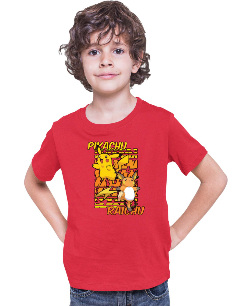 Детска Тениска Japan Anime Manga Pikachu Light