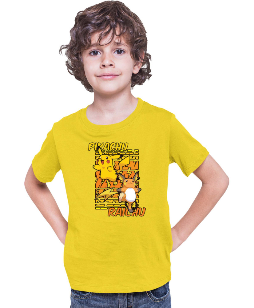 Детска Тениска Japan Anime Manga Pikachu Light