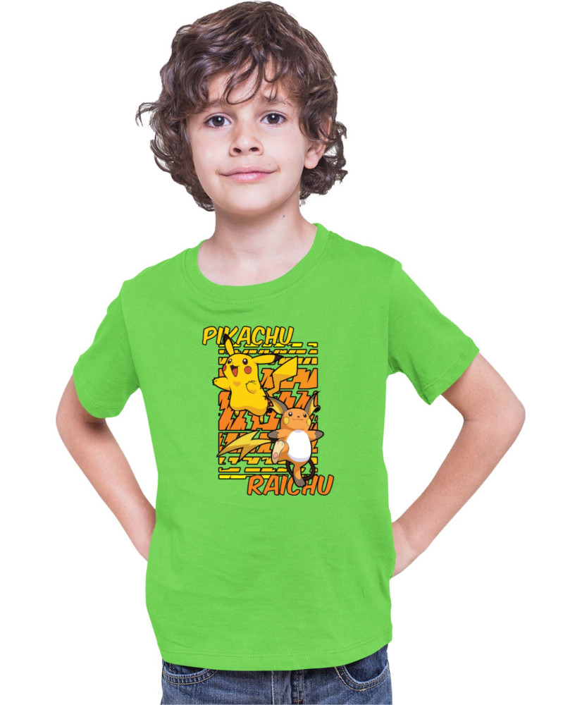 Детска Тениска Japan Anime Manga Pikachu Light