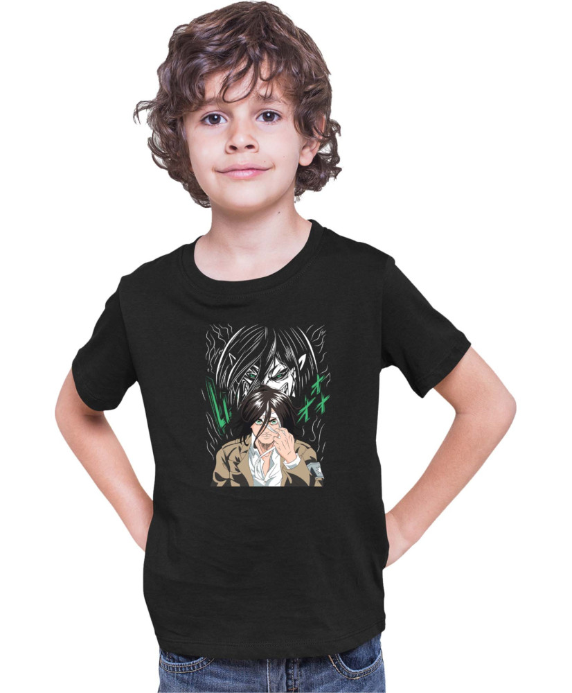 Детска Тениска Japan Anime Manga Eren Titan