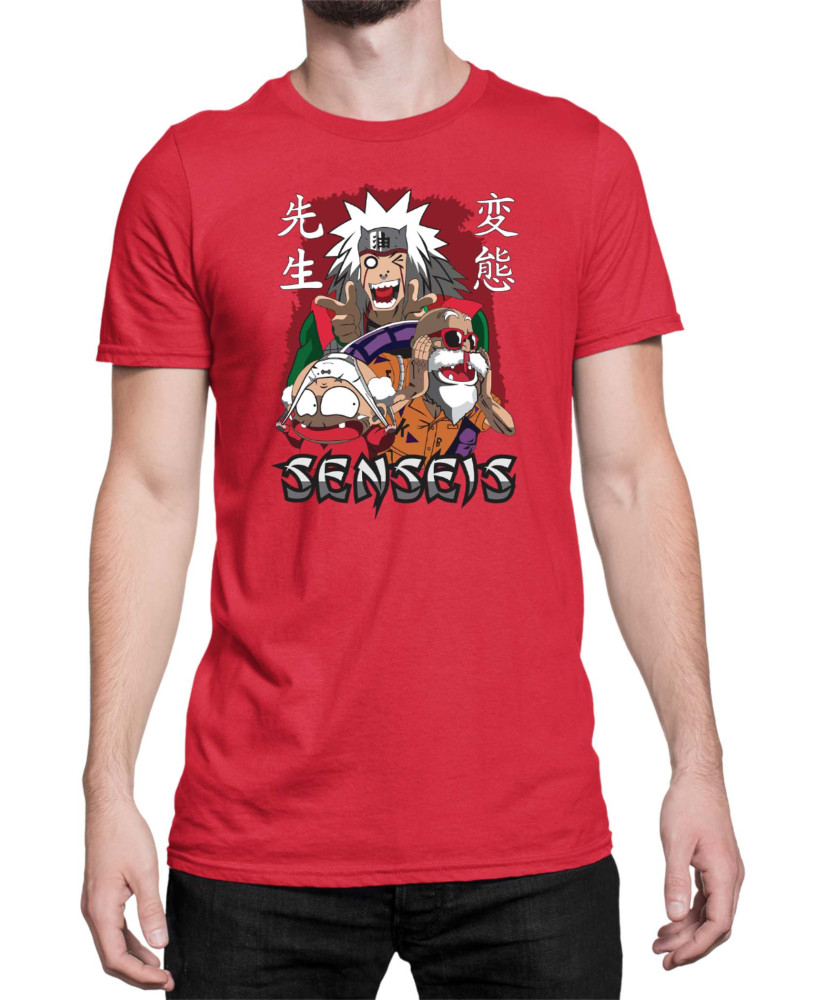 Мъжка Тениска Japan Anime Manga Anime Sensei Jiraya Master Roshi Мъжка Тениска Japan Anime Manga Anime Sensei Jiraya Master Roshi