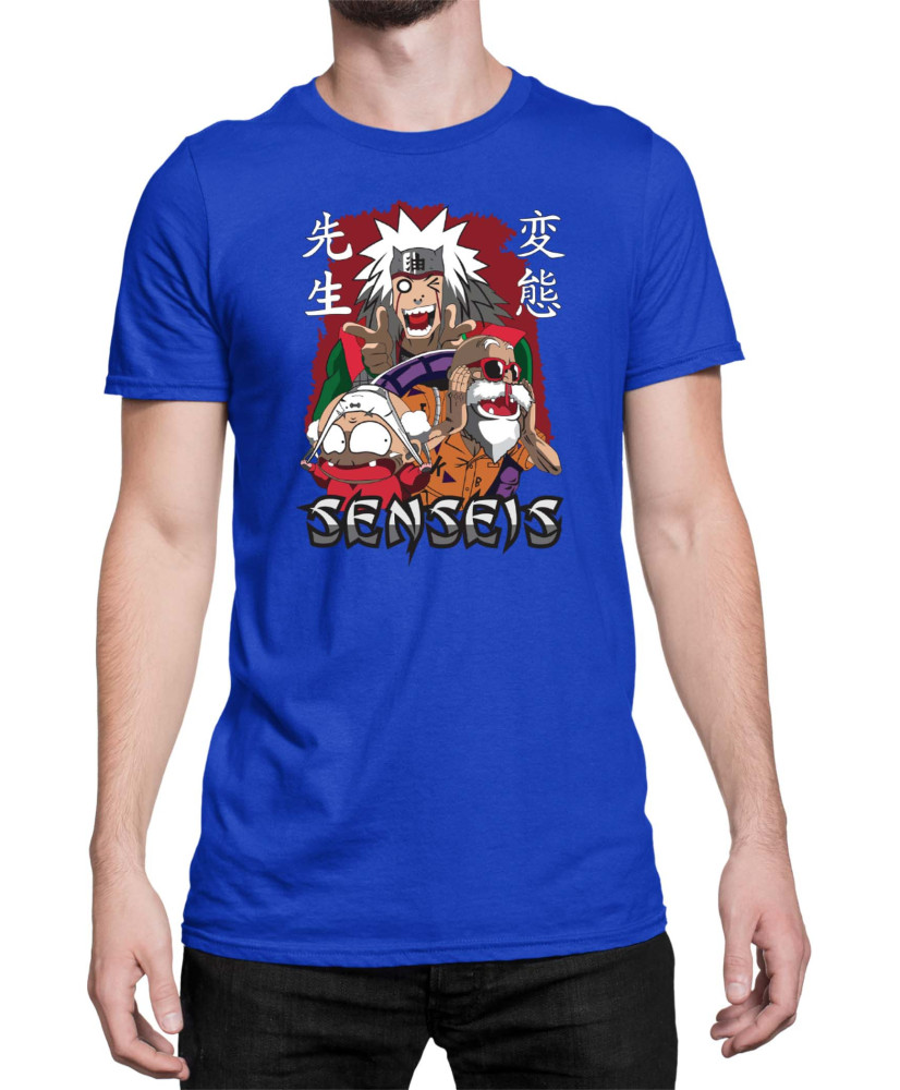Мъжка Тениска Japan Anime Manga Anime Sensei Jiraya Master Roshi Мъжка Тениска Japan Anime Manga Anime Sensei Jiraya Master Roshi