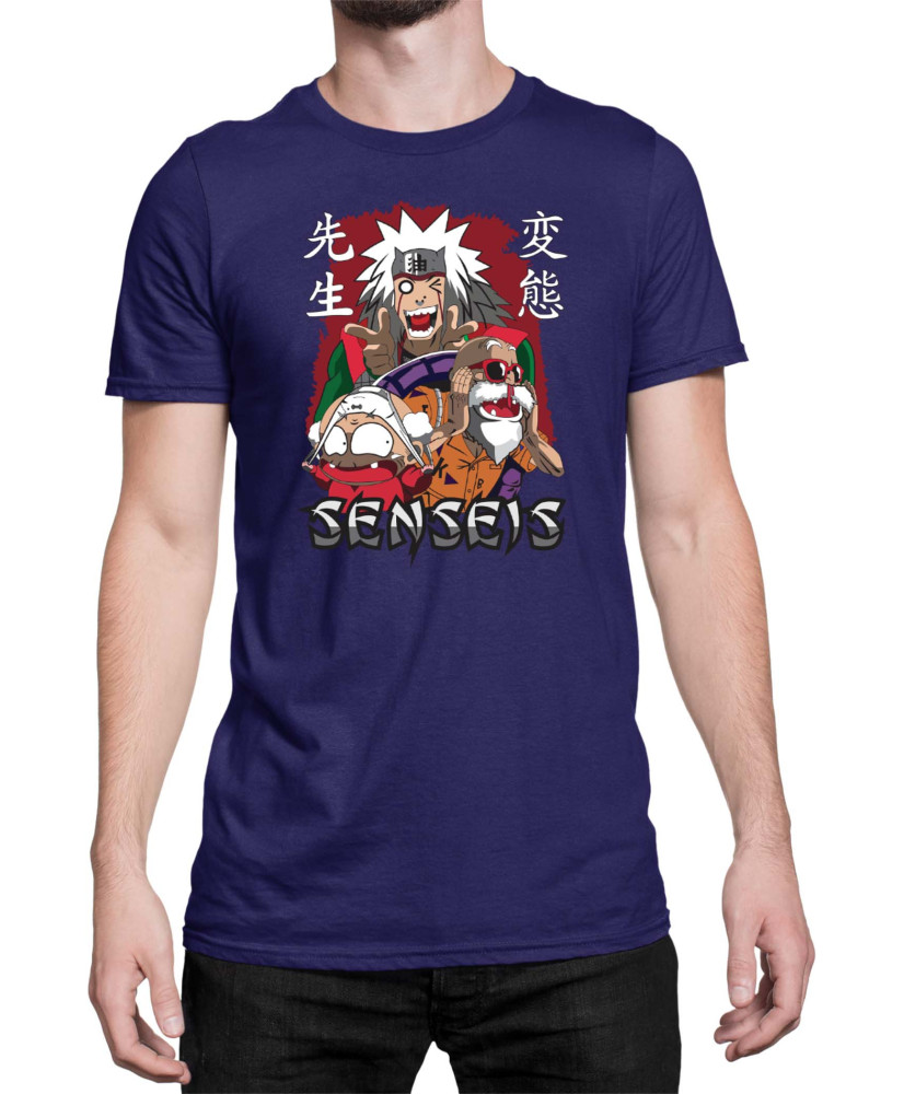 Мъжка Тениска Japan Anime Manga Anime Sensei Jiraya Master Roshi Мъжка Тениска Japan Anime Manga Anime Sensei Jiraya Master Roshi