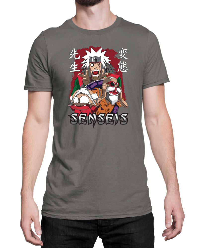 Мъжка Тениска Japan Anime Manga Anime Sensei Jiraya Master Roshi Мъжка Тениска Japan Anime Manga Anime Sensei Jiraya Master Roshi
