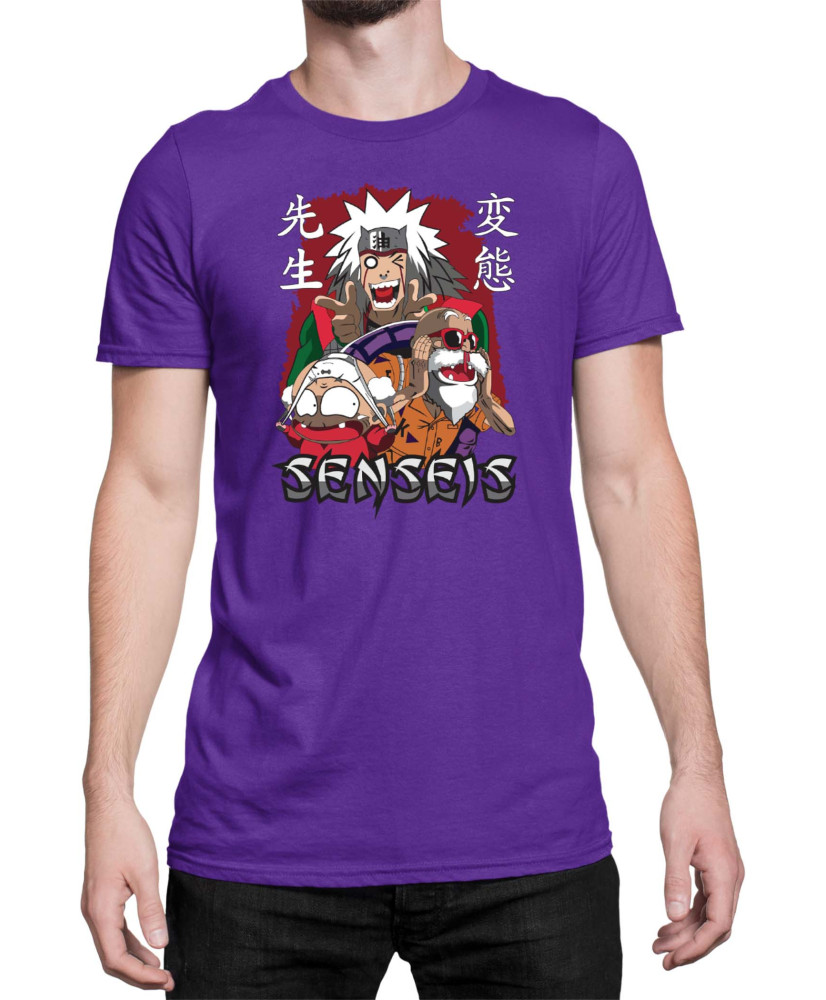 Мъжка Тениска Japan Anime Manga Anime Sensei Jiraya Master Roshi Мъжка Тениска Japan Anime Manga Anime Sensei Jiraya Master Roshi