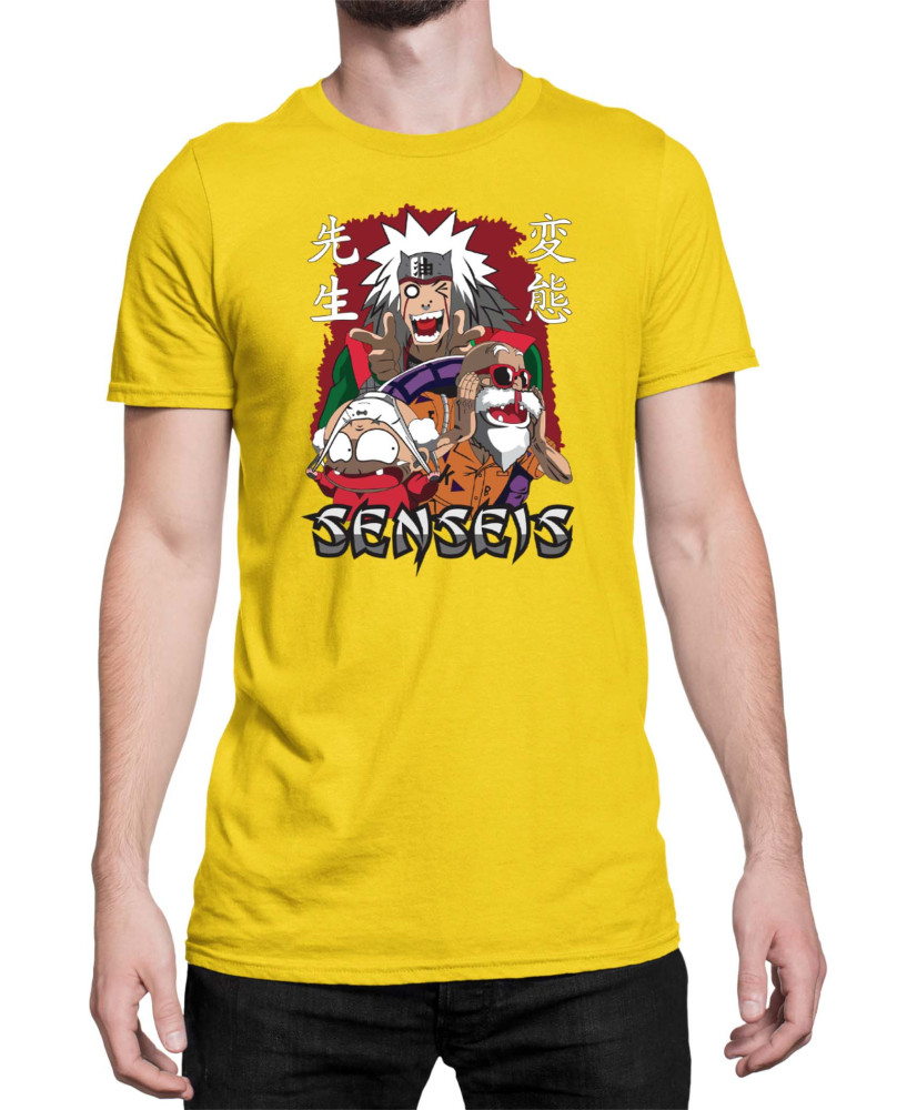 Мъжка Тениска Japan Anime Manga Anime Sensei Jiraya Master Roshi Мъжка Тениска Japan Anime Manga Anime Sensei Jiraya Master Roshi