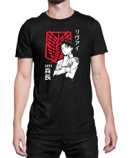 Мъжка Тениска Japan Anime Manga Ackerman Picture Pose