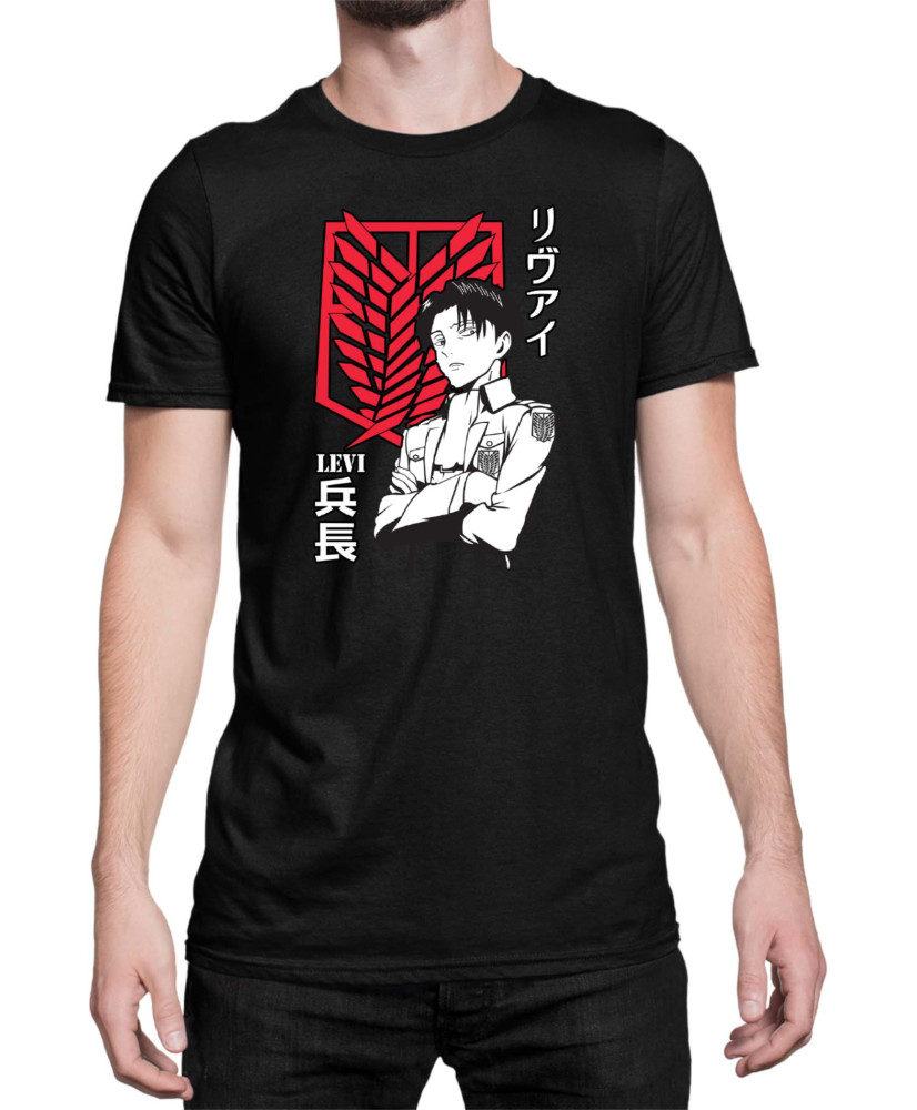 Мъжка Тениска Japan Anime Manga Ackerman Picture Pose