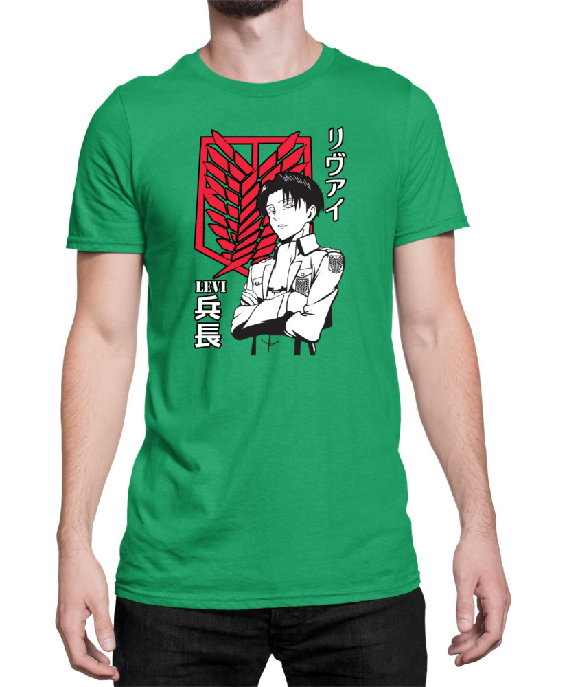 Мъжка Тениска Japan Anime Manga Ackerman Picture Pose Мъжка Тениска Japan Anime Manga Ackerman Picture Pose