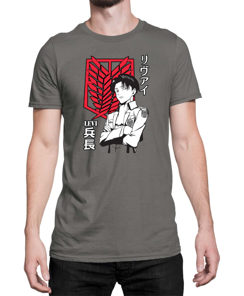 Мъжка Тениска Japan Anime Manga Ackerman Picture Pose Мъжка Тениска Japan Anime Manga Ackerman Picture Pose