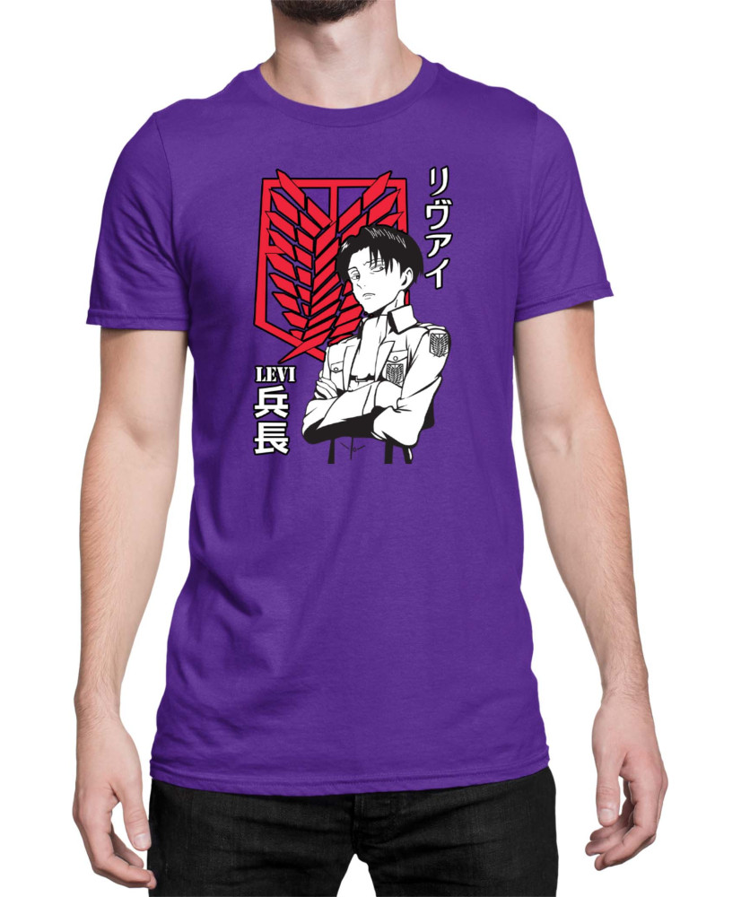 Мъжка Тениска Japan Anime Manga Ackerman Picture Pose