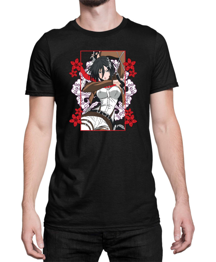 Мъжка Тениска Japan Anime Manga Mikasa Strike