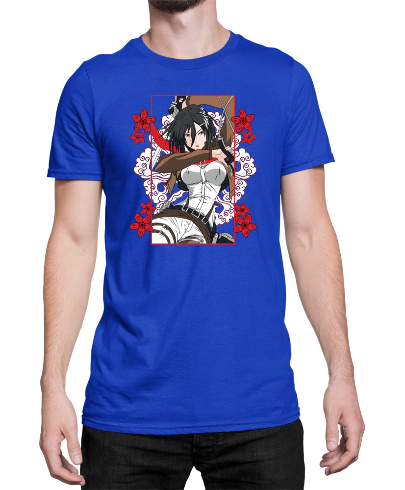 Мъжка Тениска Japan Anime Manga Mikasa Strike