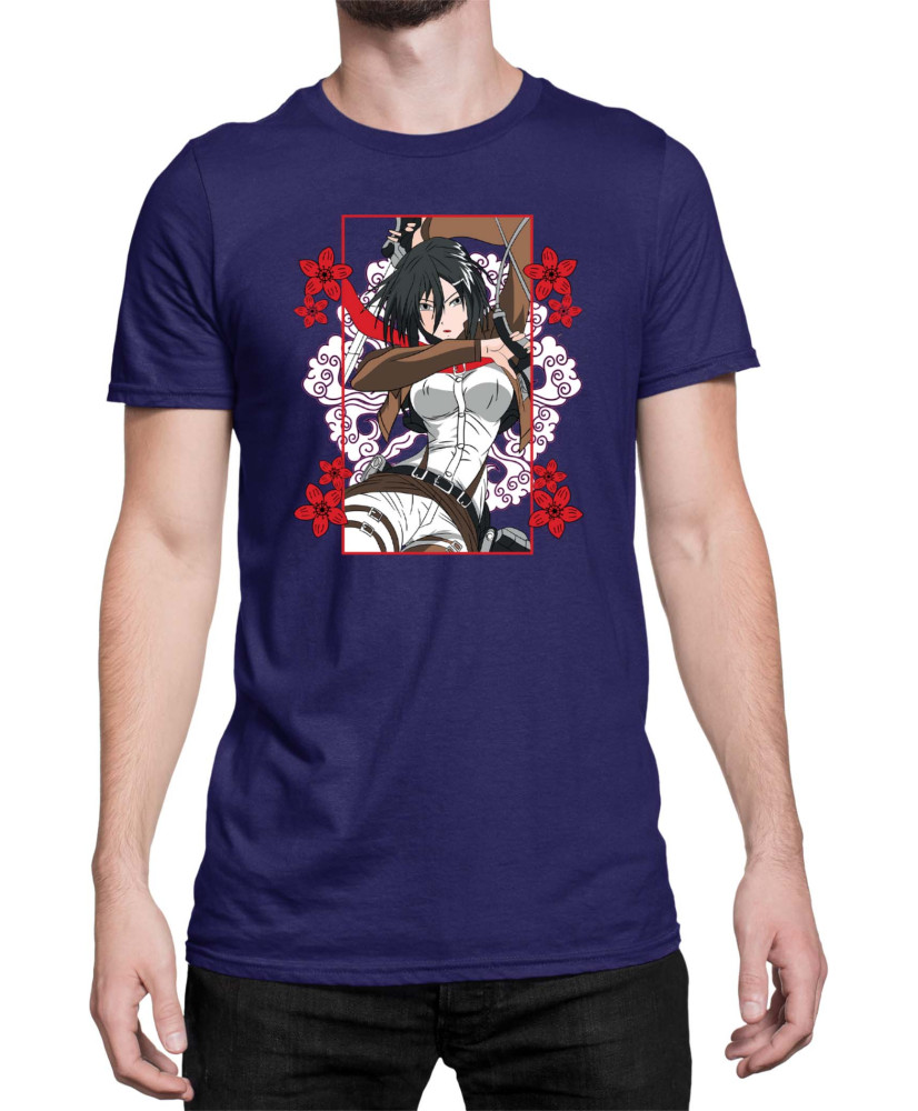 Мъжка Тениска Japan Anime Manga Mikasa Strike
